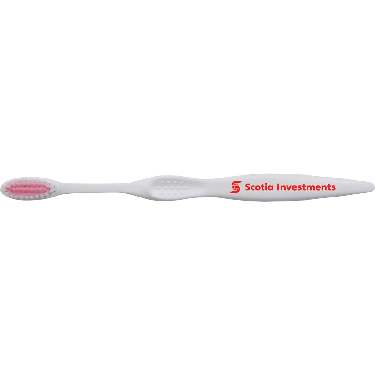 Concept Curve Toothbrush with White Handle - Pink - Front 2
