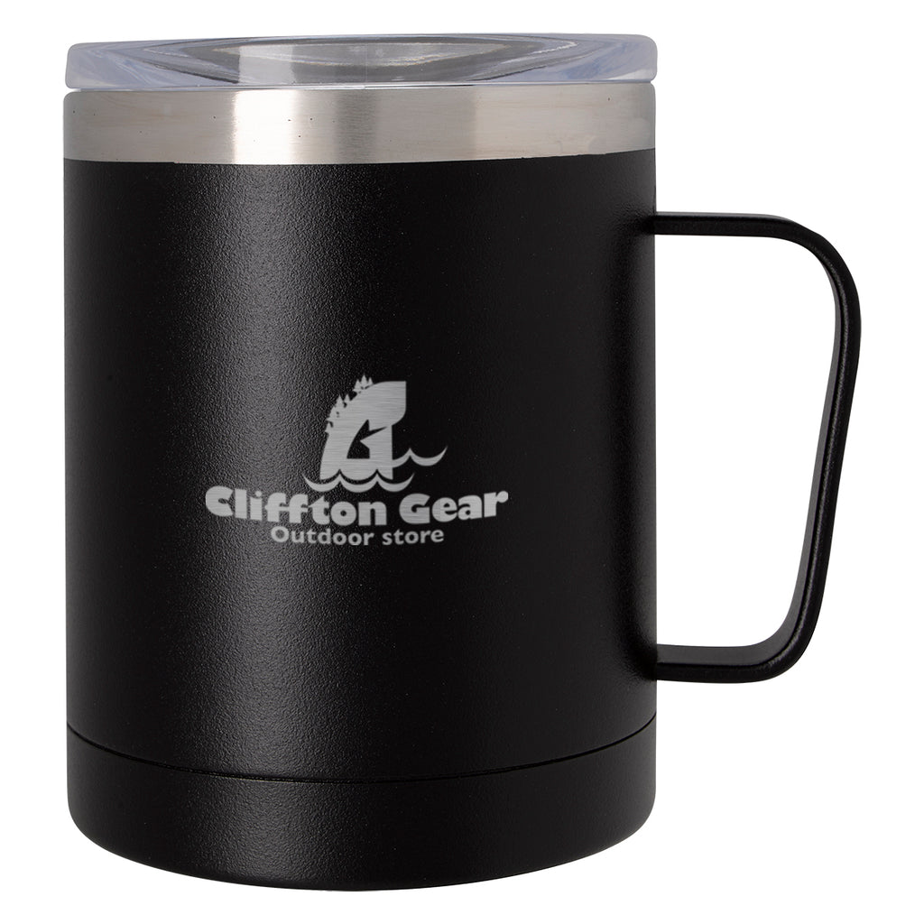 Concord Mug, 12 oz - Black - Laser Engraving