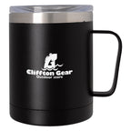 Concord Mug, 12 oz - Black - Silk Screen