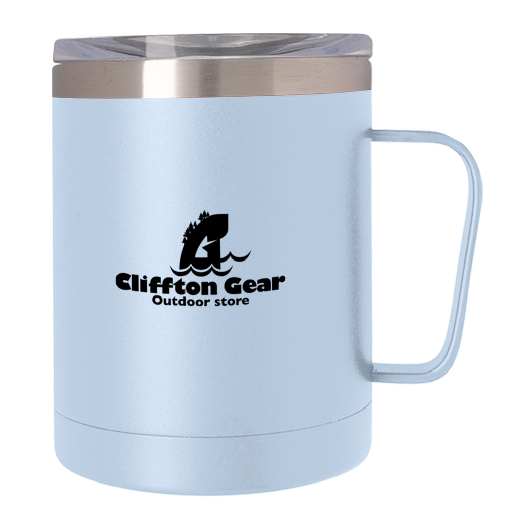 Concord Mug, 12 oz - Light Blue - Silk Screen