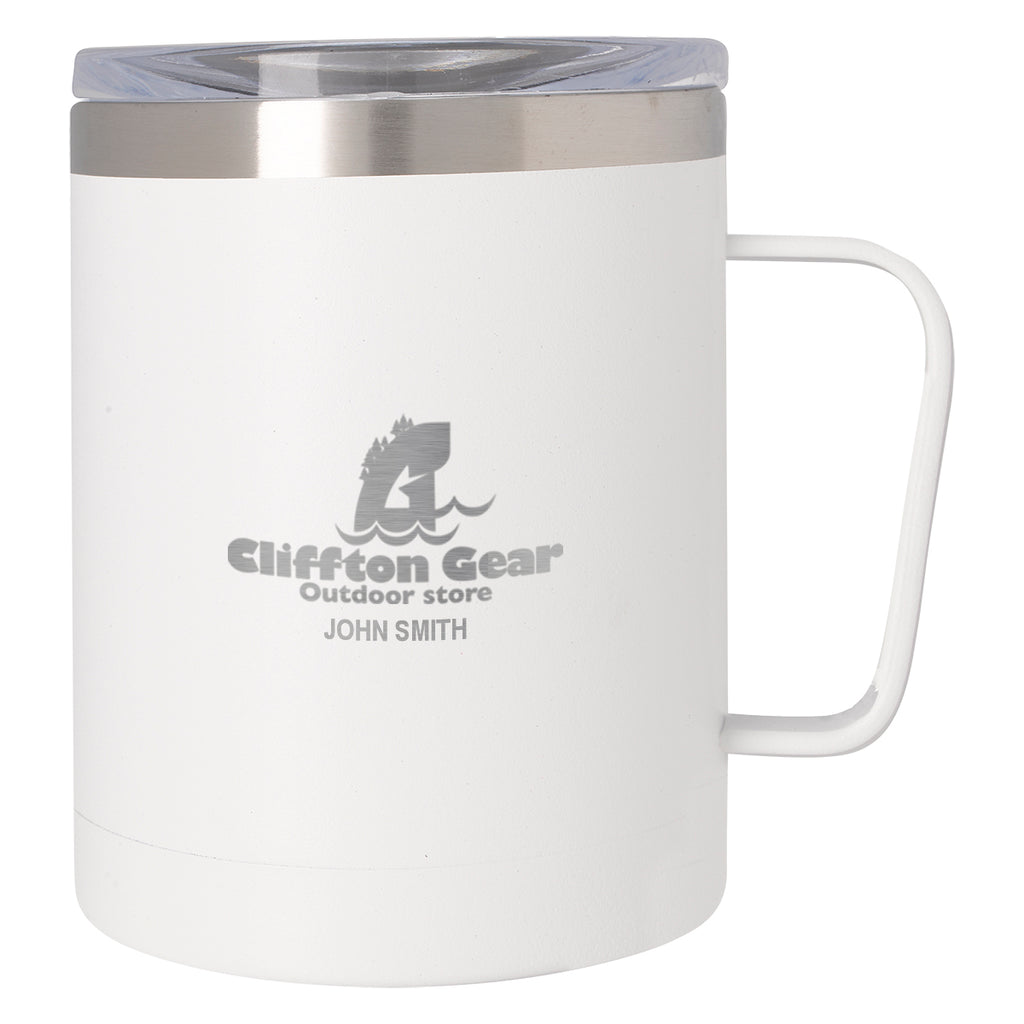 Concord Mug, 12 oz - White - Laser Engraving