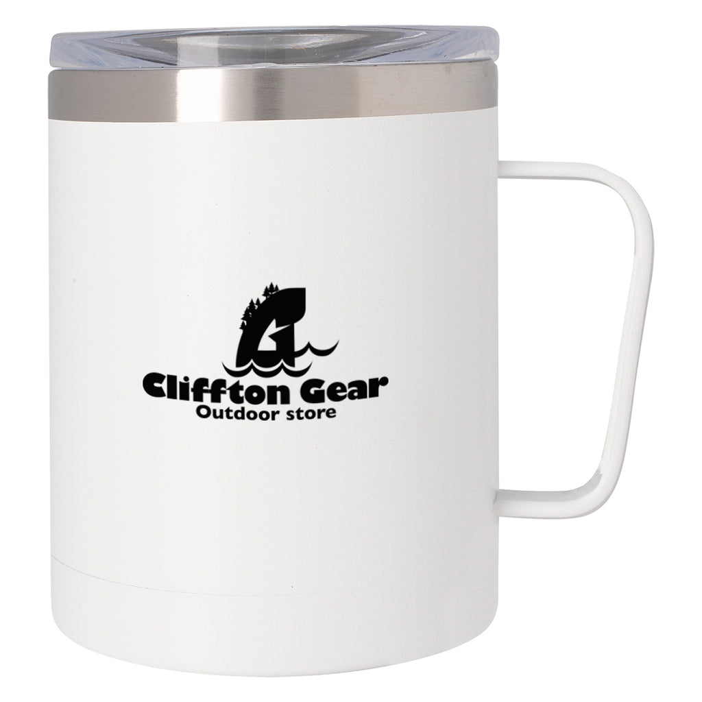 Concord Mug, 12 oz - White - Silk Screen