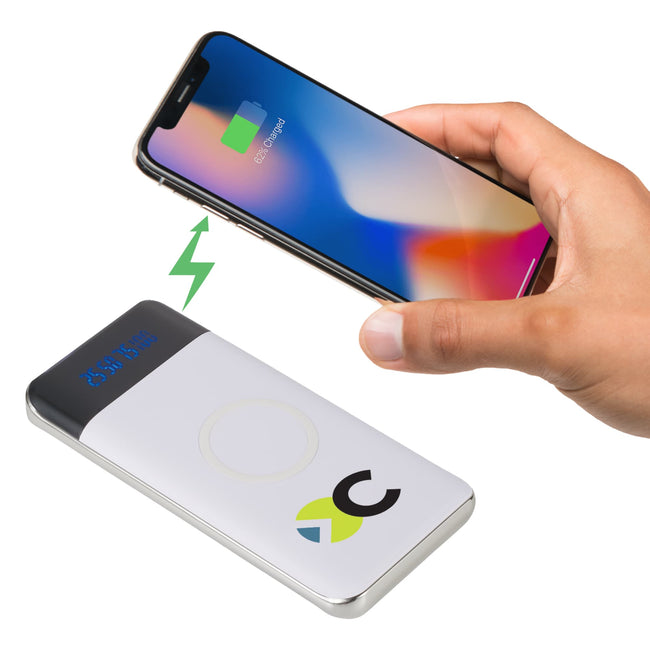 Constant Wireless Power Bank with Battery Display, 10,000 mAh