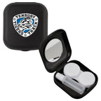 Contact Lens Travel Case with Mirror and Bottle Full Color - Black - Default