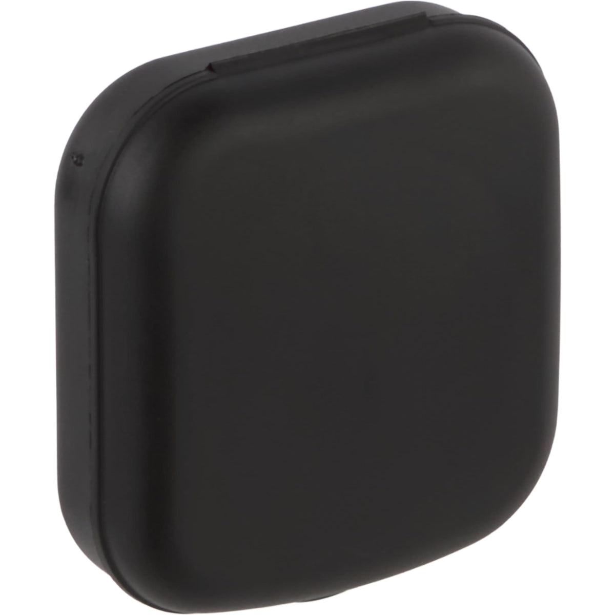 Contact Lens Travel Case with Mirror and Bottle Full Color - Black - Right Angle
