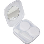 Contact Lens Travel Case with Mirror and Bottle Full Color - White - Detail 2