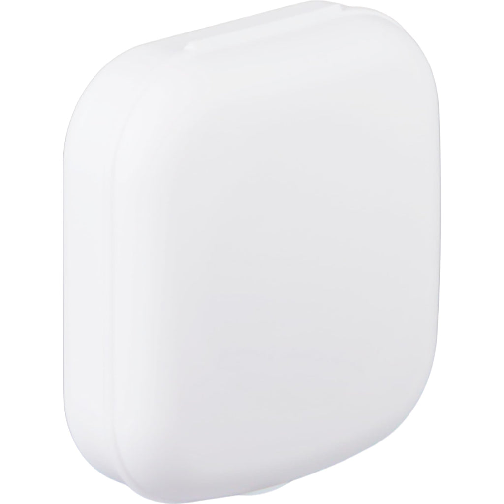 Contact Lens Travel Case with Mirror and Bottle Full Color - White - Right Angle