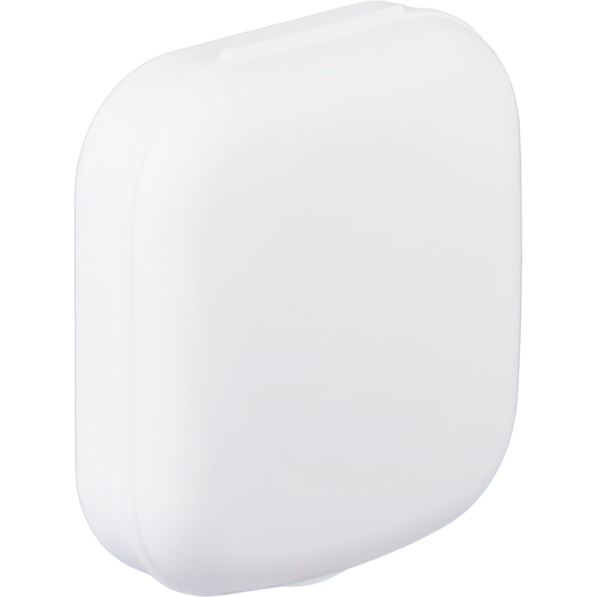Contact Lens Travel Case with Mirror and Bottle Full Color - White - Right Angle