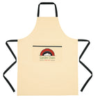 Cooking Apron in Cotton - Natural with Black - Colorbrite