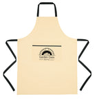 Cooking Apron in Cotton - Natural with Black - Silk Screen