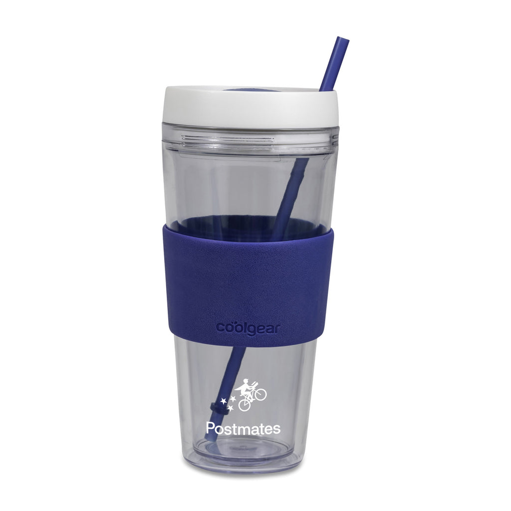 Cool Gear Callisto Chiller Straw Bottle, 24 oz - Blue - View 1