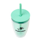 Cool Gear Oasis Double Wall Straw Bottle, 14 oz - Seaglass - View 2
