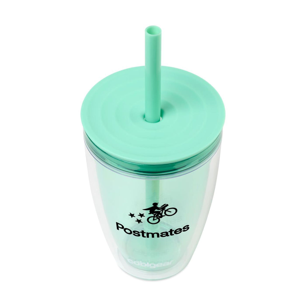 Cool Gear Oasis Double Wall Straw Bottle, 14 oz - Seaglass - View 2