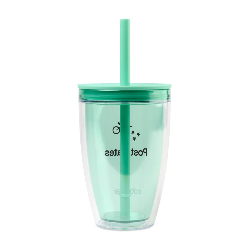 Cool Gear Oasis Double Wall Straw Bottle, 14 oz - Seaglass - View 3