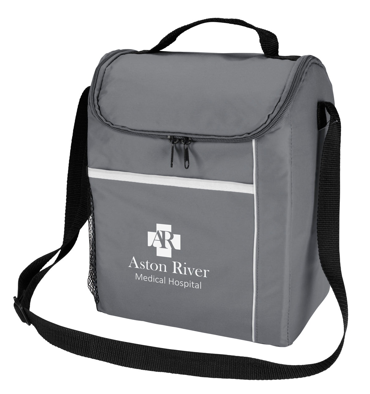 Cooler Bag, Conrad - Gray - Silk Screen