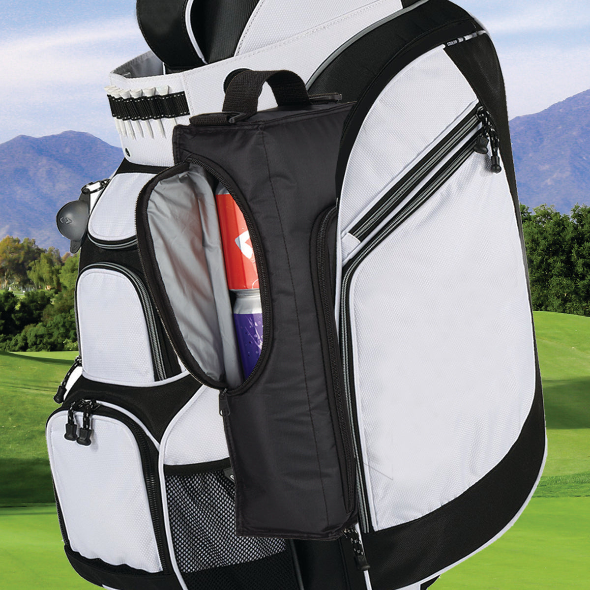 Cooler Bag for Golf - Black - Inset