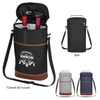 Cooler Bag for Two Wine Bottles Embroidery