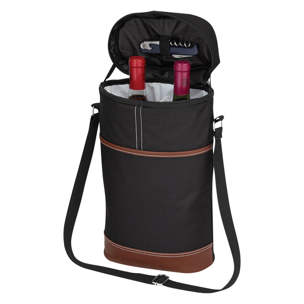 Cooler Bag for Two Wine Bottles - Propped_Blank