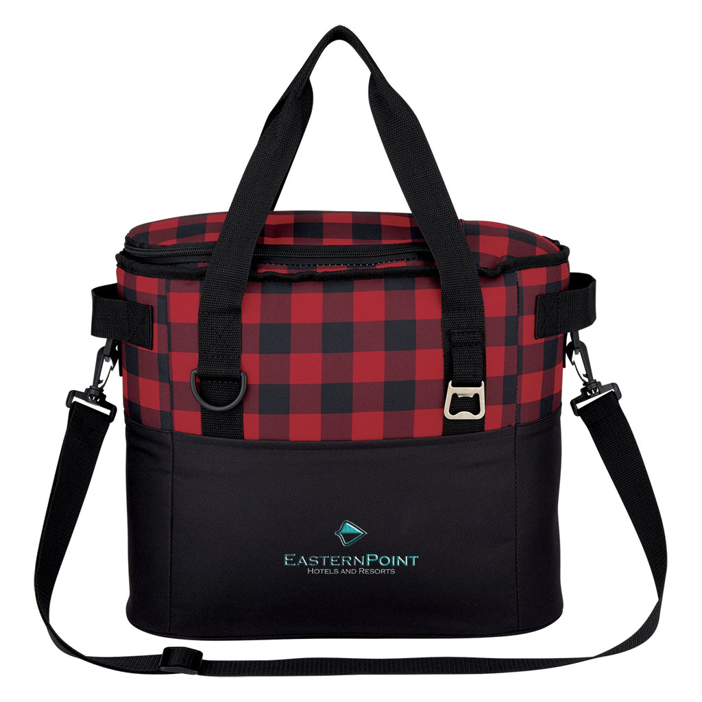 Cooler Bag, Northwoods - Red - Embroidery