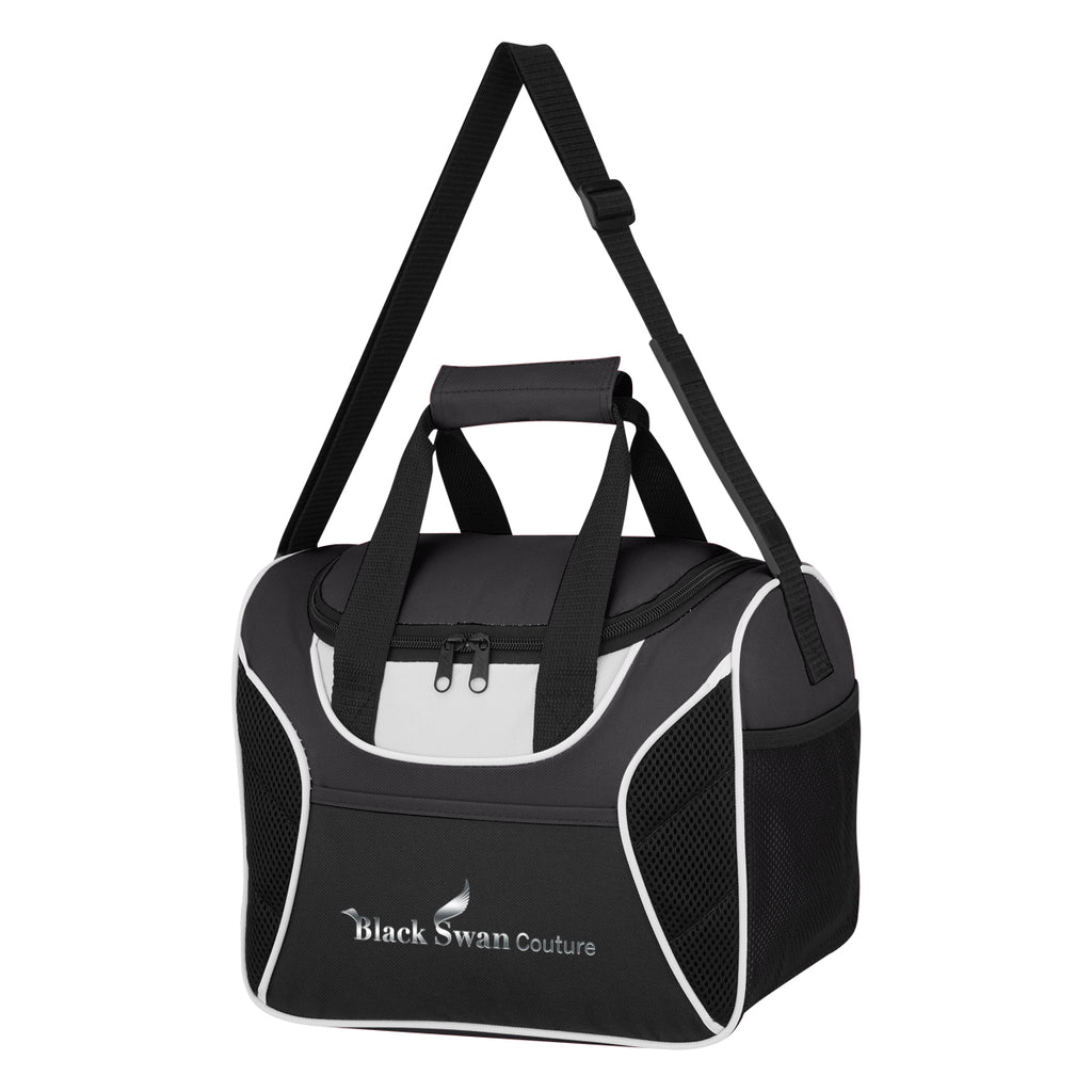 Cooler Bag with Mesh Accent - Black - Colorbrite