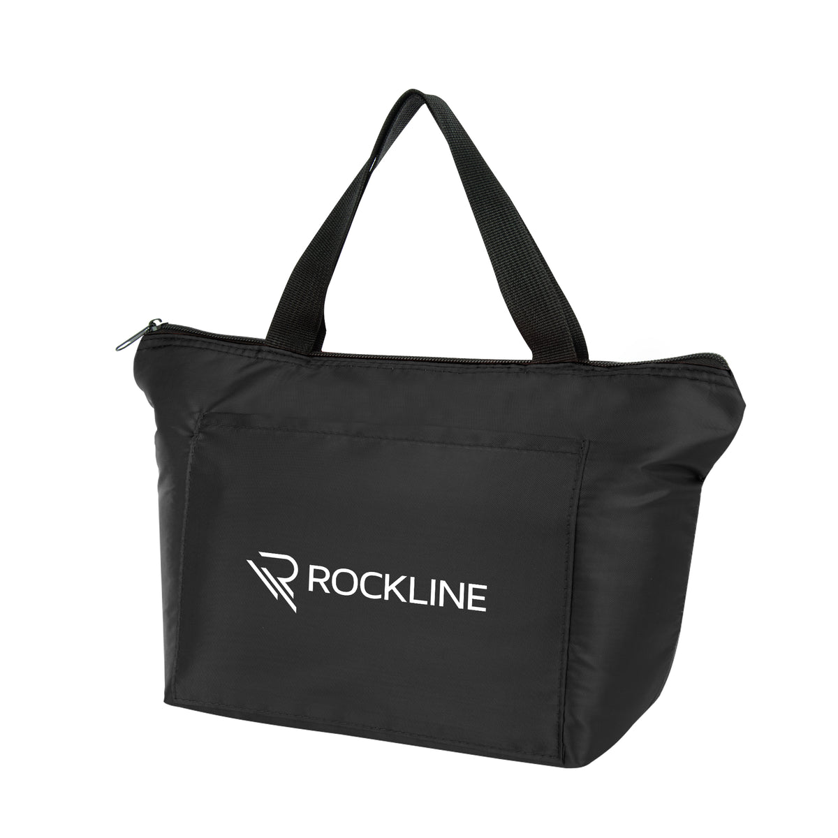 Cooler Lunch Bag, Courtyard - Black - Silk Screen