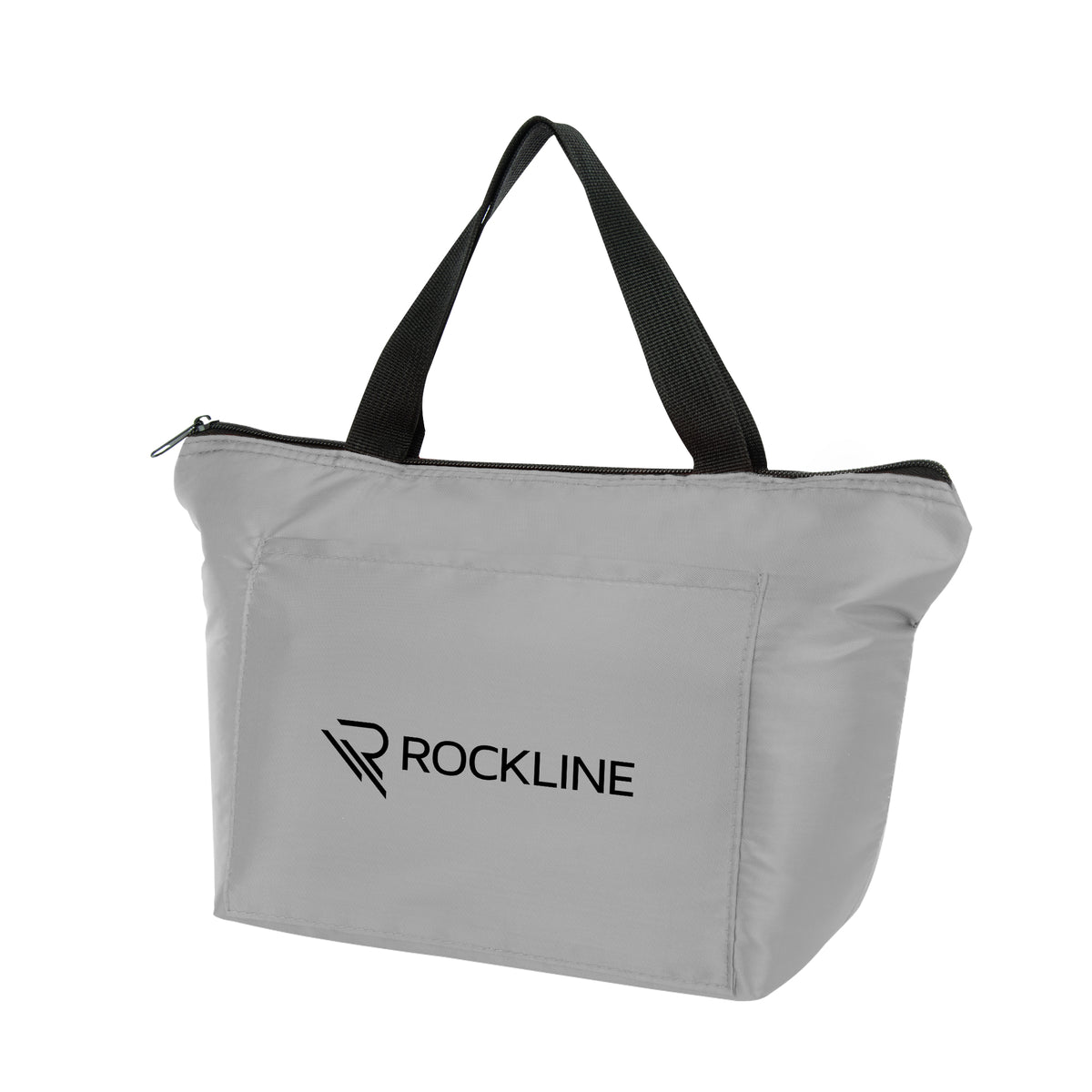 Cooler Lunch Bag, Courtyard - Gray - Silk Screen