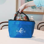 Cooler Lunch Bag, Courtyard - Royal Blue - Lifestyle_Colorbrite