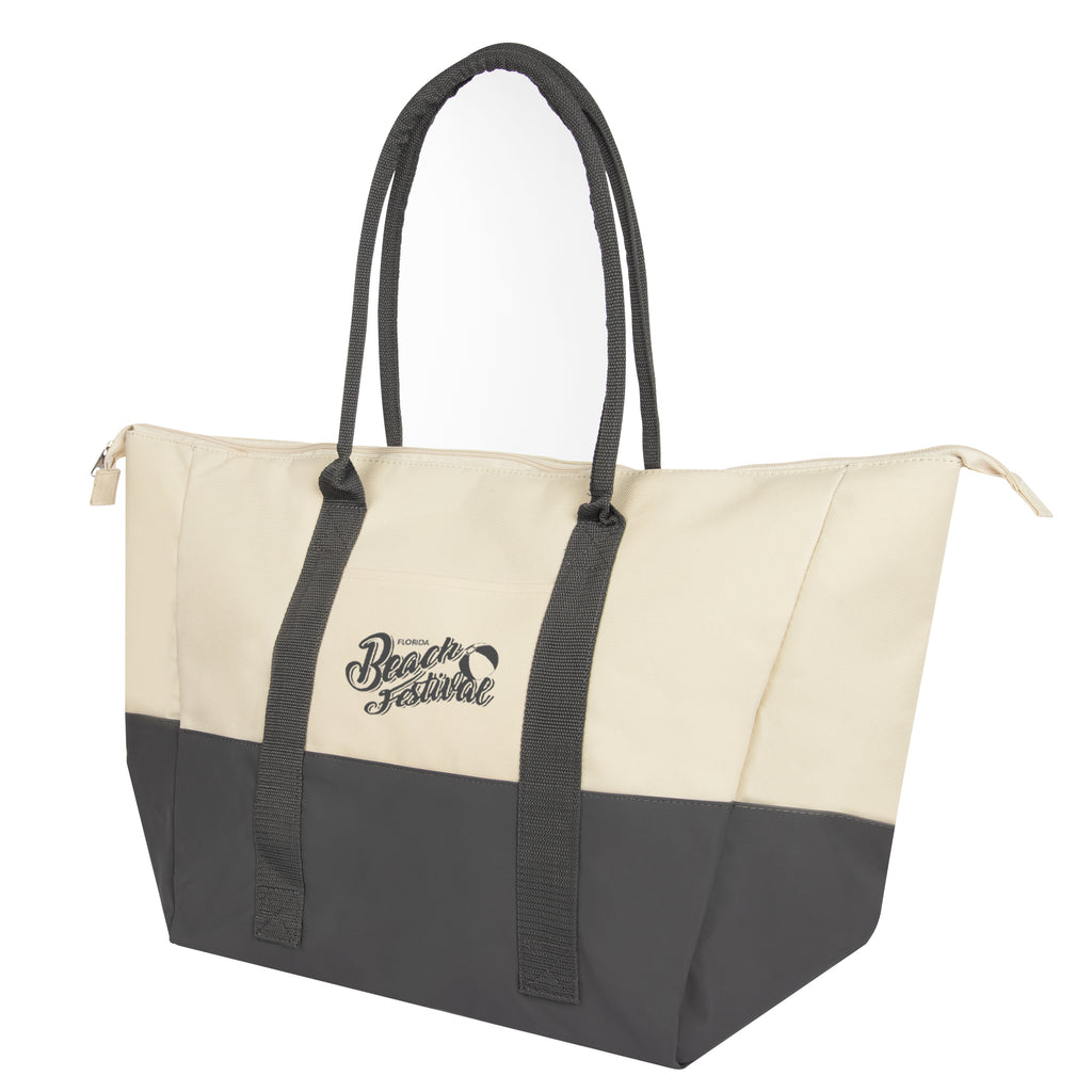 Cooler Tote Bag, Big Chill - Gray - Silk Screen
