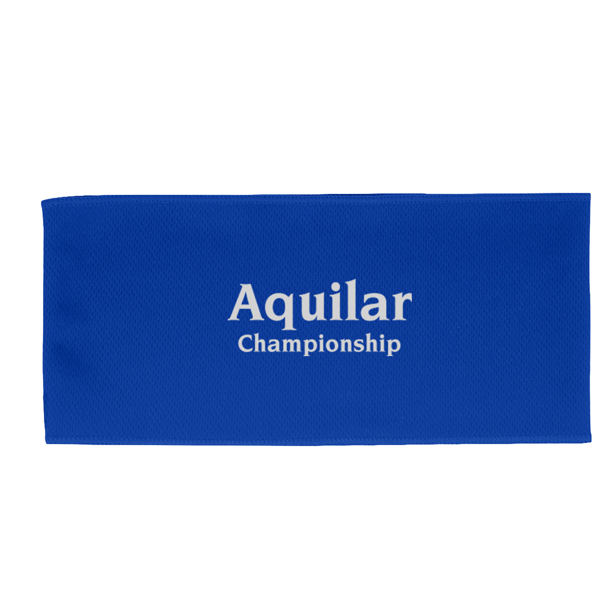 Cooling Headband in Recycled PET - Blue - Silk Screen