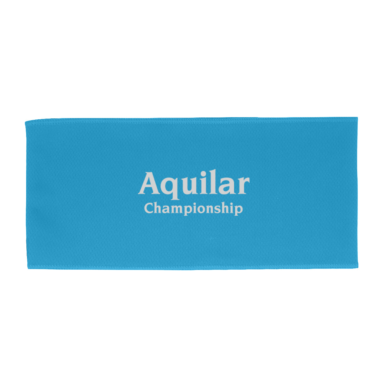 Cooling Headband in Recycled PET - Light Blue - Silk Screen