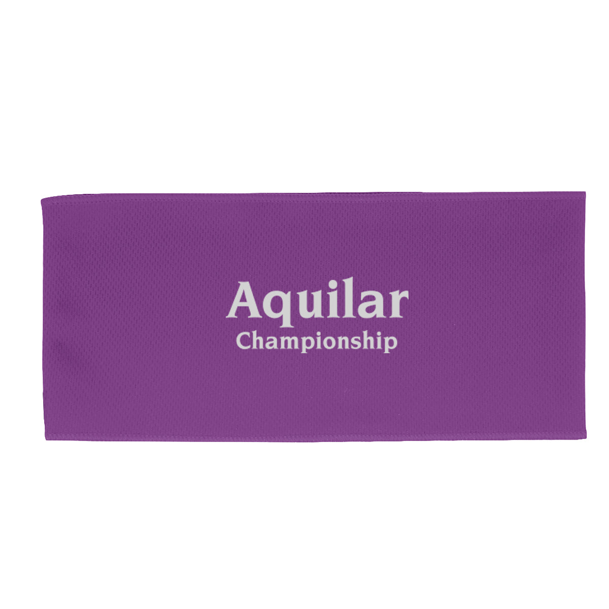 Cooling Headband in Recycled PET - Purple - Silk Screen