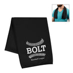 Cooling Sport Towel in Recycled PET - Black - Silk Screen