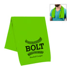 Cooling Sport Towel in Recycled PET - Green - Silk Screen