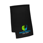 Cooling Sport Towel in Recycled PET, Large - Black - Colorbrite