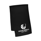 Cooling Sport Towel in Recycled PET, Large - Black - Silk Screen