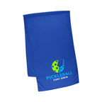 Cooling Sport Towel in Recycled PET, Large - Blue - Colorbrite