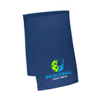 Cooling Sport Towel in Recycled PET, Large - Navy - Colorbrite