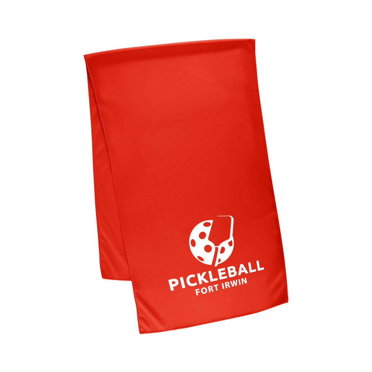 Cooling Sport Towel in Recycled PET, Large - Red - Silk Screen