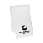 Cooling Sport Towel in Recycled PET, Large - White - Silk Screen