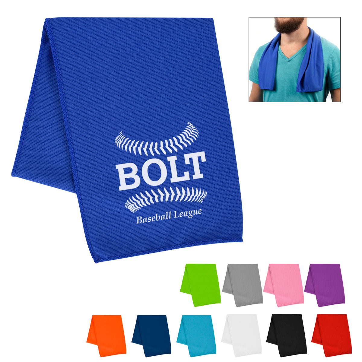 Cooling Sport Towel in Recycled PET