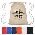 Cooper Drawstring Bag in Cotton