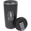 Cooper Recycled Plastic Tumbler with Flip Lid, 16 oz - Black - Detail
