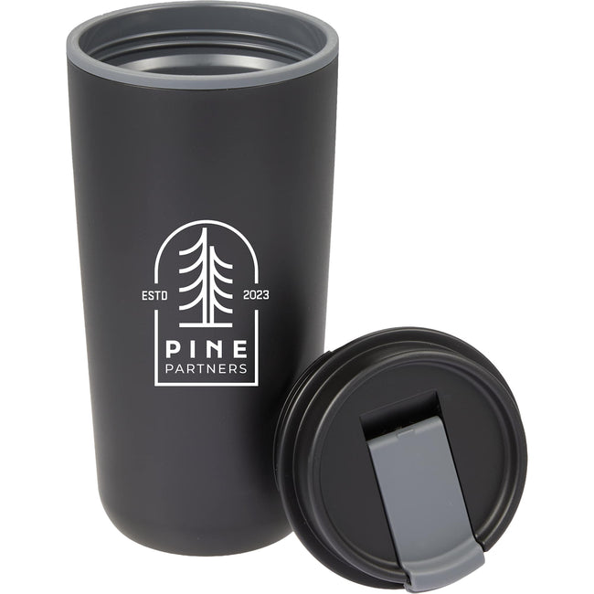 Cooper Recycled Plastic Tumbler with Flip Lid, 16 oz