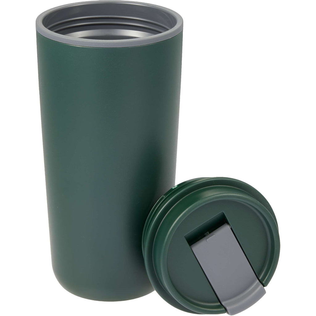 Cooper Recycled Plastic Tumbler with Flip Lid, 16 oz - Green - Detail 2