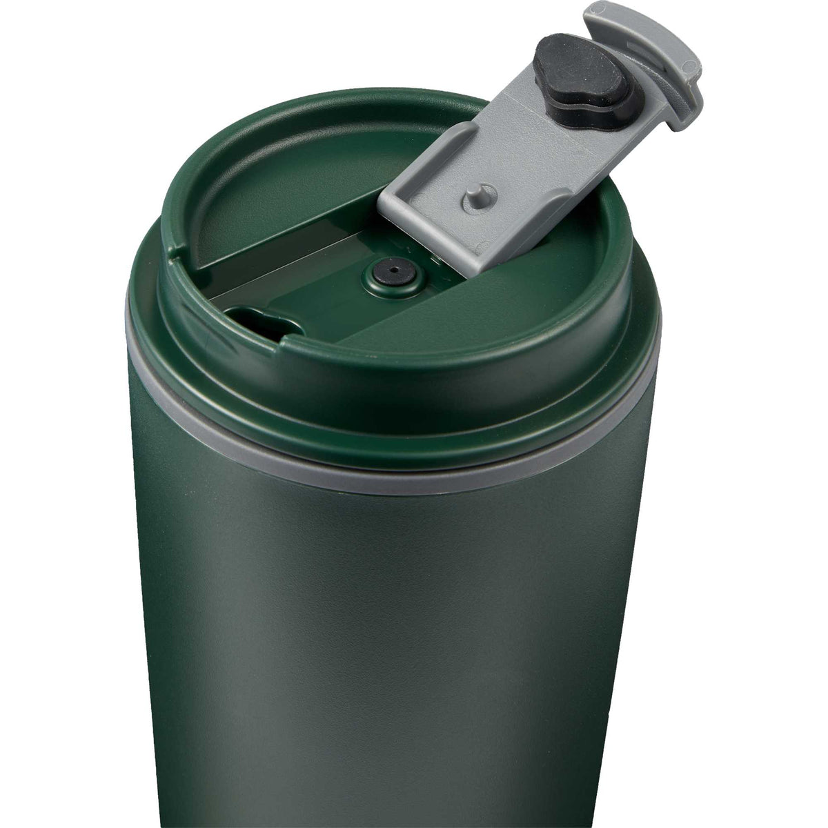Cooper Recycled Plastic Tumbler with Flip Lid, 16 oz - Green - Detail 3