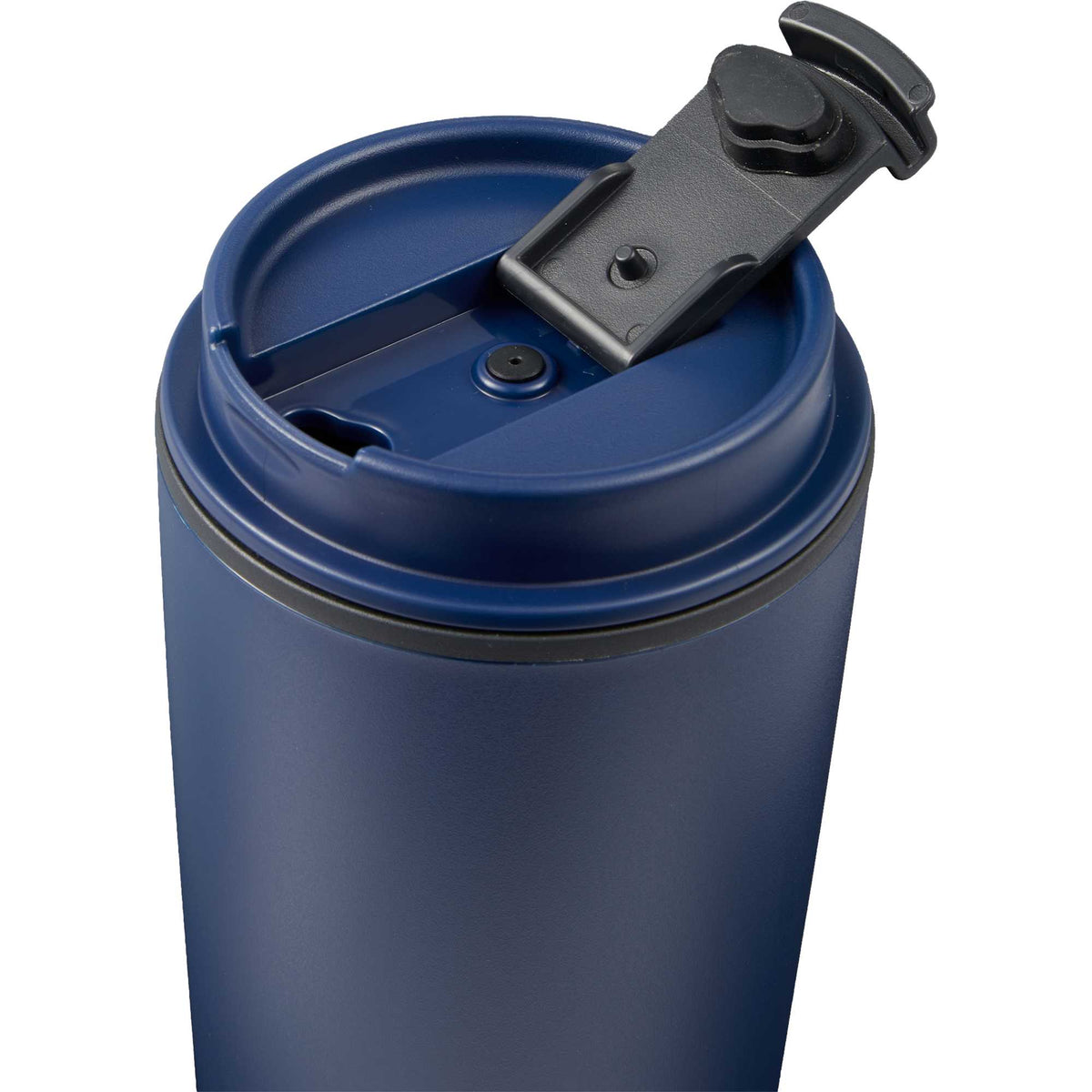 Cooper Recycled Plastic Tumbler with Flip Lid, 16 oz - Navy - Detail 3