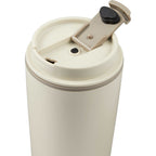 Cooper Recycled Plastic Tumbler with Flip Lid, 16 oz - Taupe - Detail 3