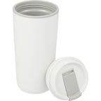 Cooper Recycled Plastic Tumbler with Flip Lid, 16 oz - White - Detail 2