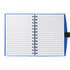Coordinator Spiral Notebook with 100 Sheets, 5.5 x 7 Inches - Translucent Royal Blue - Front 2