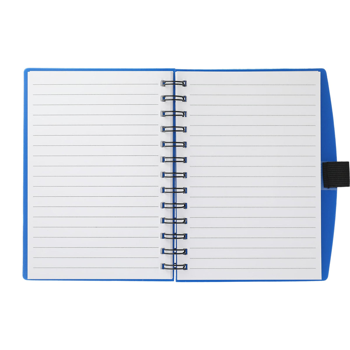 Coordinator Spiral Notebook with 100 Sheets, 5.5 x 7 Inches - Translucent Royal Blue - Front 2
